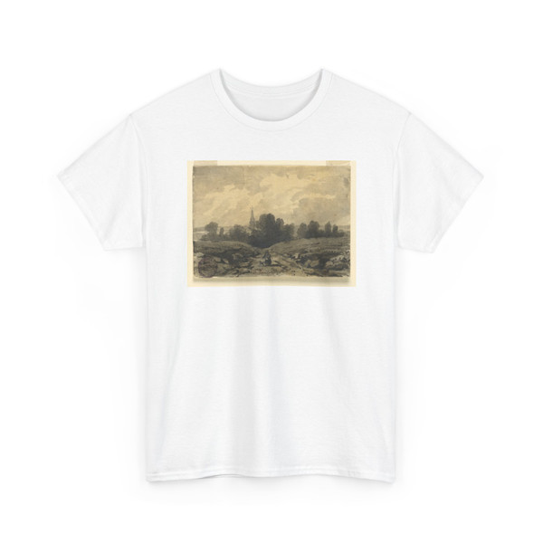 Charles Nicolas Ransonnette, French, - On a Country Road - 1850-1860 - T-Shirt