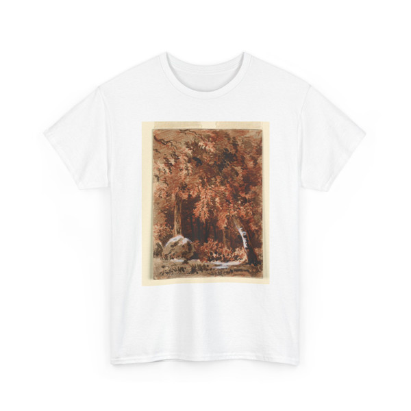 Charles Nicolas Ransonnette, French, - In the Woods - 1850-1875 - T-Shirt