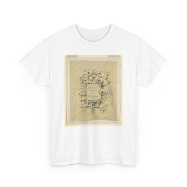 Charles Nicolas Ransonnette, French, - Design for a Title Page - 1825–1840 - T-Shirt