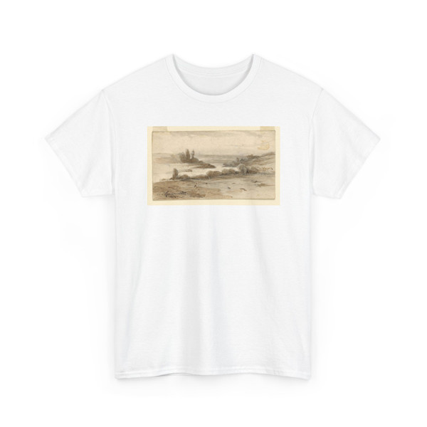 Charles Nicolas Ransonnette, French, - A Landscape - 1874 - T-Shirt