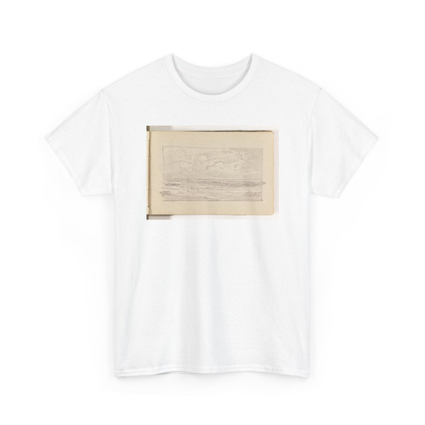 William Trost Richards, American, - Light Sketch of Waves on Beach - 1870–85 - T-Shirt
