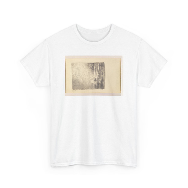 William Trost Richards, American, - Choppy Ocean with Large Rock and Sun Breaking through Clouds - 1885–90 - T-Shirt