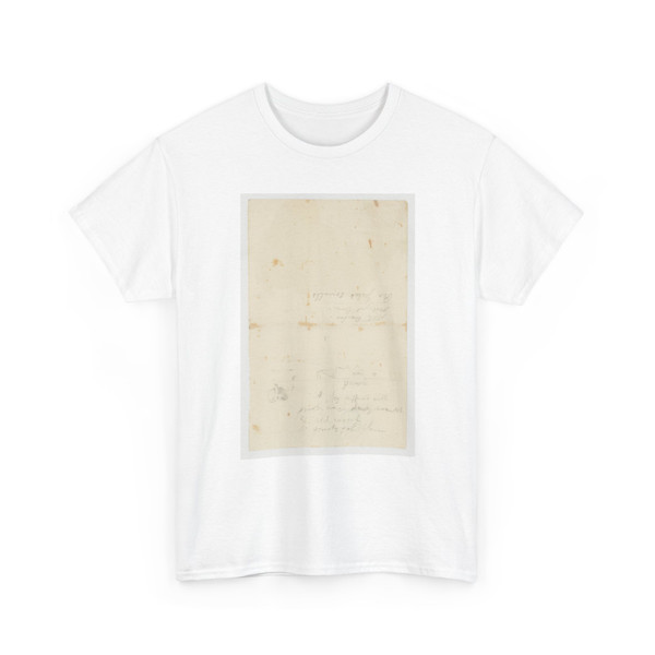 Frederic Edwin Church, American, - Sketches of a Man's Head and Floating Iceberg, Canada - June-July 1859 v1 - T-Shirt