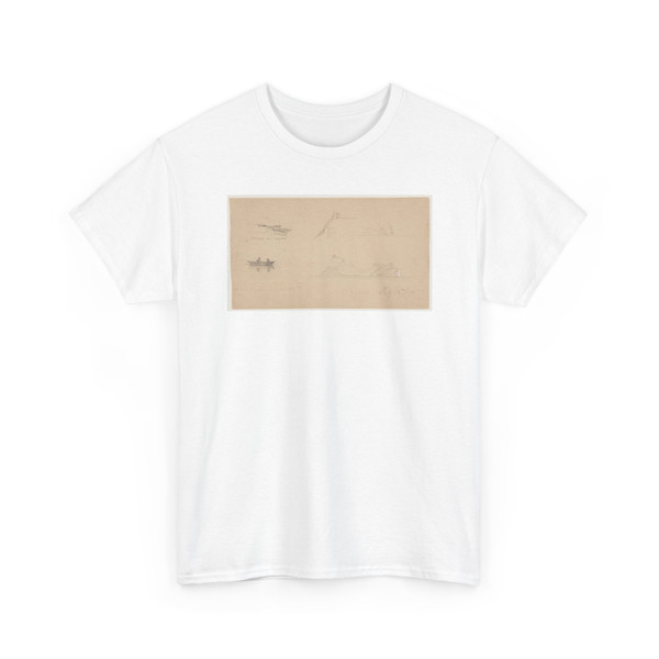 Frederic Edwin Church, American, - Sketches from Newfoundland and Labrador, Canada - July 12, 1859 v1 - T-Shirt
