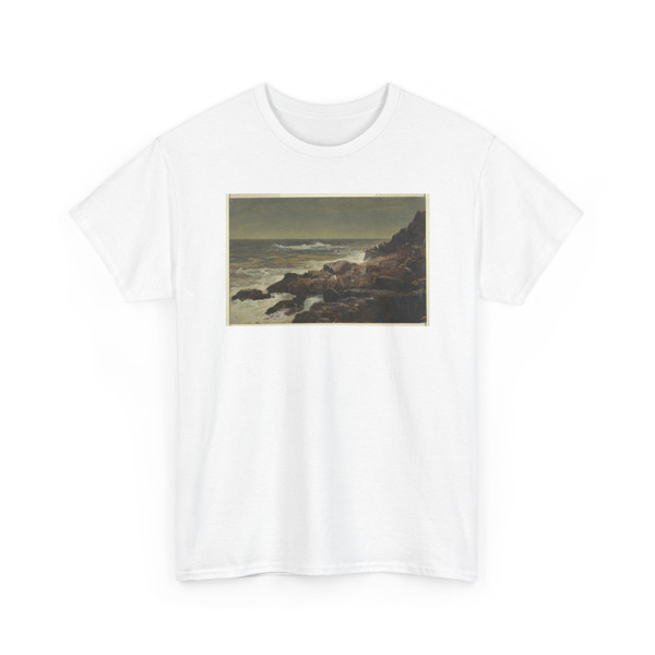 Frederic Edwin Church, American, - Near Otter Cliffs, Mt. Desert Island, Maine - 1860–62 v2 - T-Shirt