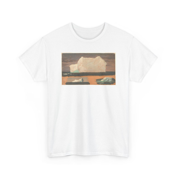 Frederic Edwin Church, American, - Icebergs at Sea, Canada - June-July 1859 v2 - T-Shirt