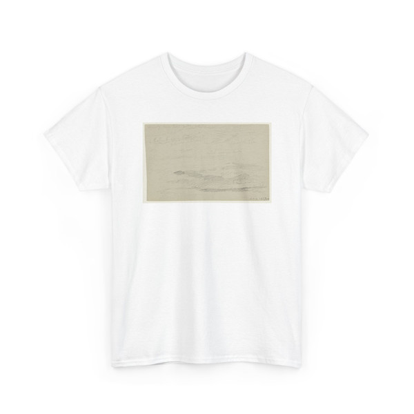 Frederic Edwin Church, American, - Twilight over the Hudson River, Hudson, New York, Part One - 1860–80 v2 - T-Shirt