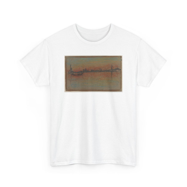 James McNeill Whistler (1834-1903) - Venice- Sunset on Harbour - 1880 - T-Shirt