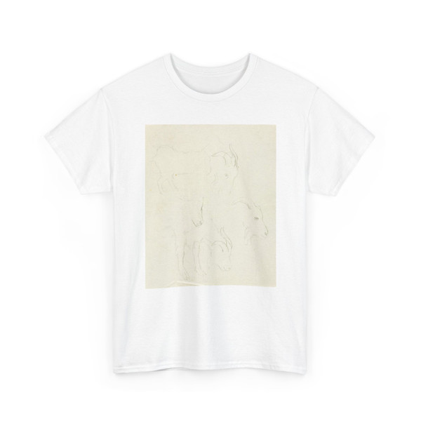 Solon H. Borglum, born Ogden, UT - Goats - n.d. - T-Shirt