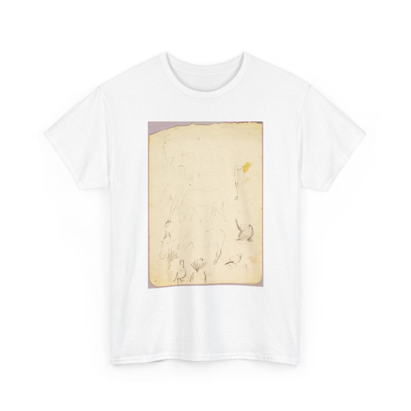 Solon H. Borglum, born Ogden, UT - Horses and Turkeys - n.d. - T-Shirt