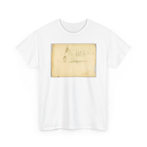 Solon H. Borglum, born Ogden, UT - Indian Village - n.d. - T-Shirt