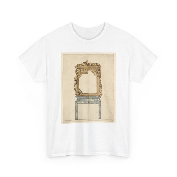 unknown - Design for a Chimneypiece, with Alternative Suggestions for the Overmantel Frame - 1650–1700 - T-Shirt