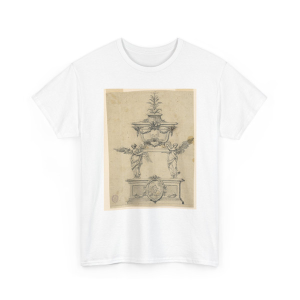 unknown - The Elevation of a Reliquary of a Skull - 1780-1810 - T-Shirt