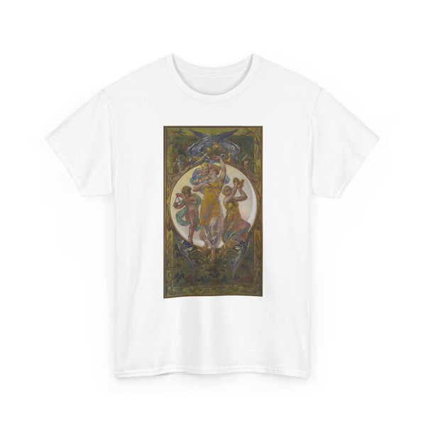 Walter Shirlaw, born Paisley, Scotland - Easter Greetings - ca. 1895 - T-Shirt
