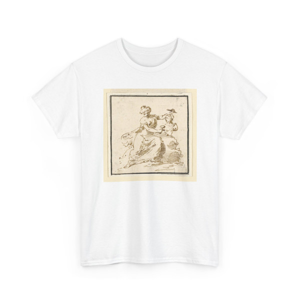 unknown - Sculpture, from a Series of Seated Muses - 1750–1780 - T-Shirt