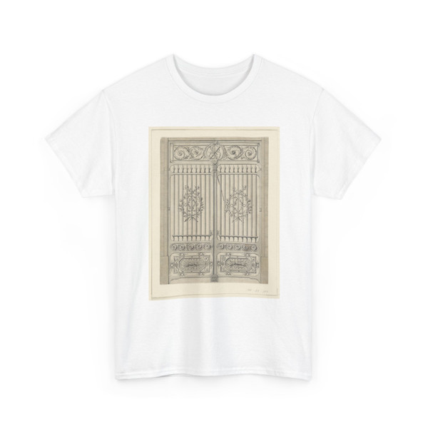 unknown - Design for the grillework entrance of Hotel du Gouverement at Metz, France - 1770-1775 - T-Shirt