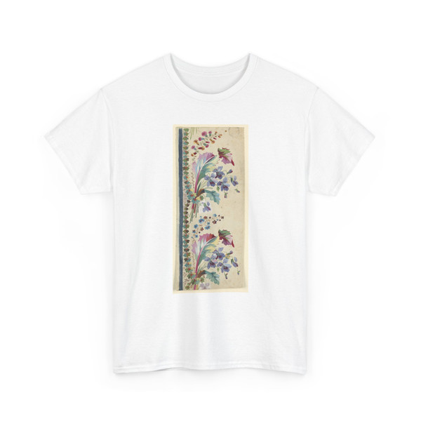 unknown - Design for an Embroidered Veritcal Border - 1780–1800 - T-Shirt