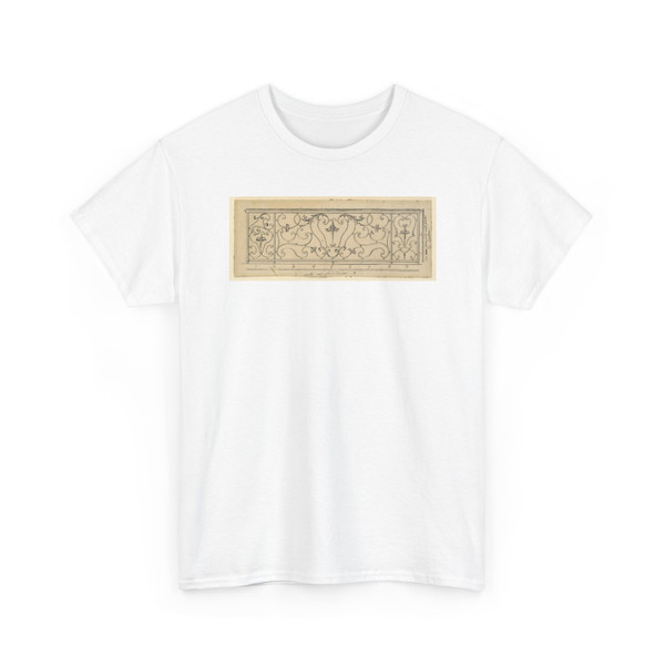 unknown - Design for a Wrought Iron Balcony - ca. 1750 v1 - T-Shirt
