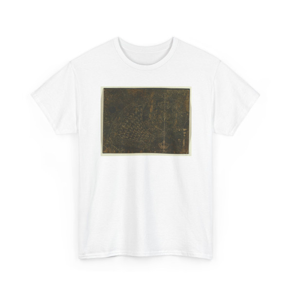 unknown - Design for a Fan Embroidery, Unfinished - ca. 1820 - T-Shirt