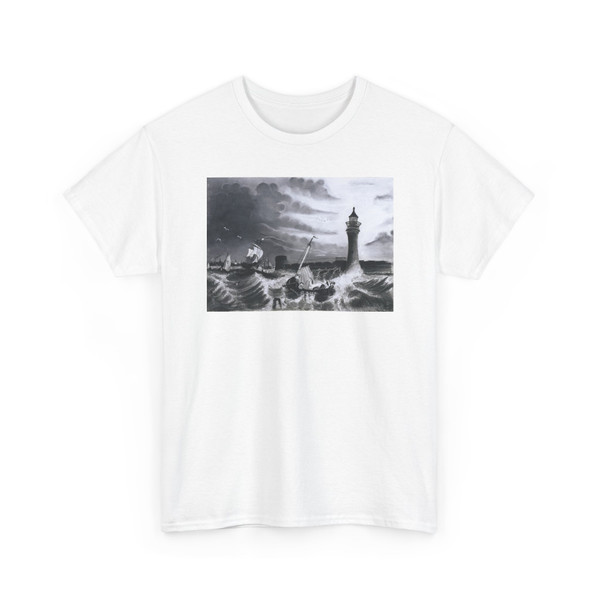 Unidentified - Harbor Scene - 19th century - T-Shirt