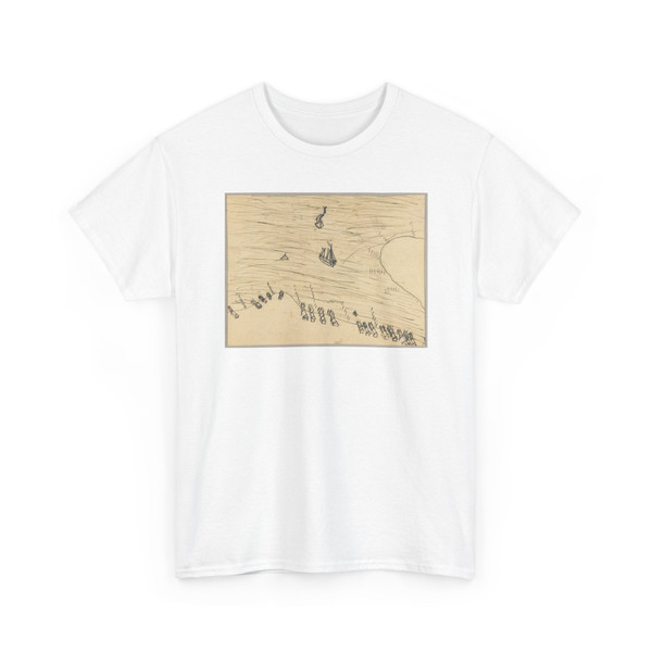 Unidentified - Boats and Coastline - ca. 1930-1938 - T-Shirt