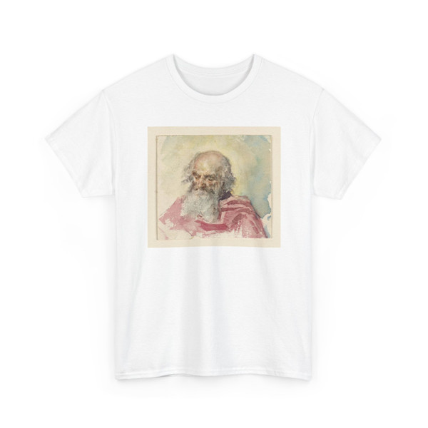 Mariano Fortuny, (Spanish, active - Head of Diety - 1838–1874 - T-Shirt