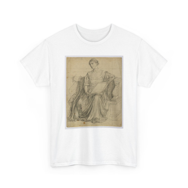 Louise Cox, American, 1865 - 1945 - Untitled (Seated Draped Female Allegorical Figure) - ca. 1903 - T-Shirt