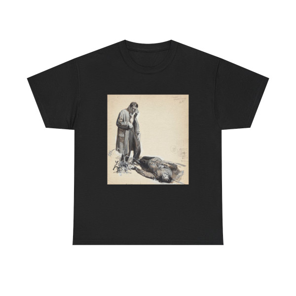 Murder of Gripps Corners, probable pulp illustration, 1934 - T-Shirt