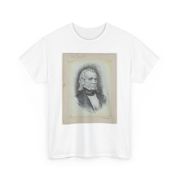 Jacques Reich, 10 Aug 1852 - 8 Jul 1923 - James K. Polk - c. 1899-1920 - T-Shirt