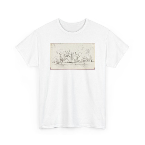 George Elbert Burr, born Monroe Falls, - Eton College from the River - 1899 - T-Shirt
