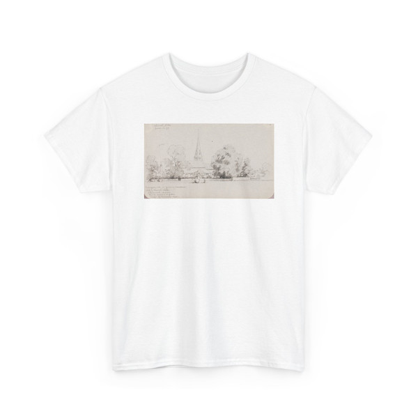George Elbert Burr, born Monroe Falls, - Church, Eton - 1899 - T-Shirt