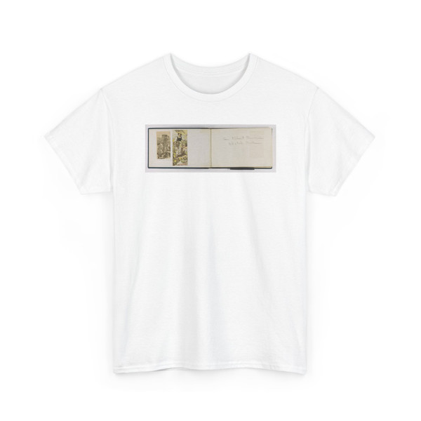 George Elbert Burr, born Monroe Falls, - (Sketchbook) The Lake of Geneva from above Vevey - 1899 - T-Shirt