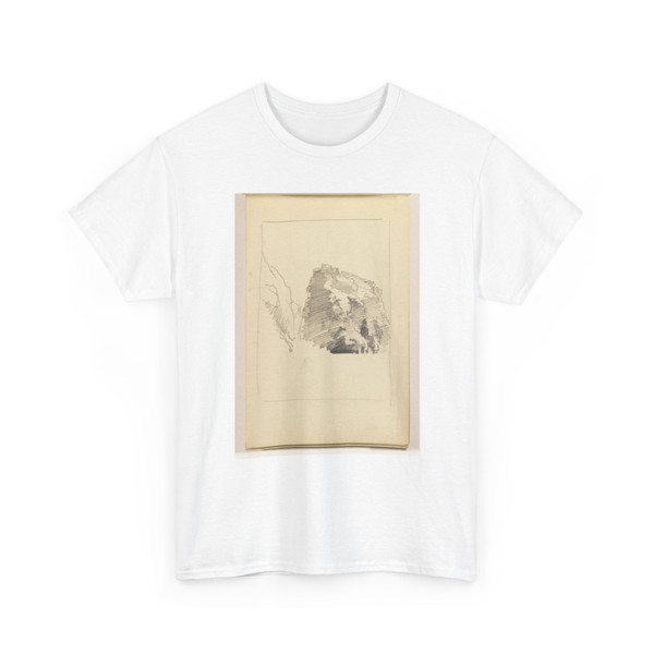 William Trost Richards, American, - Unfinished Cliff Study - 1885–90 - T-Shirt