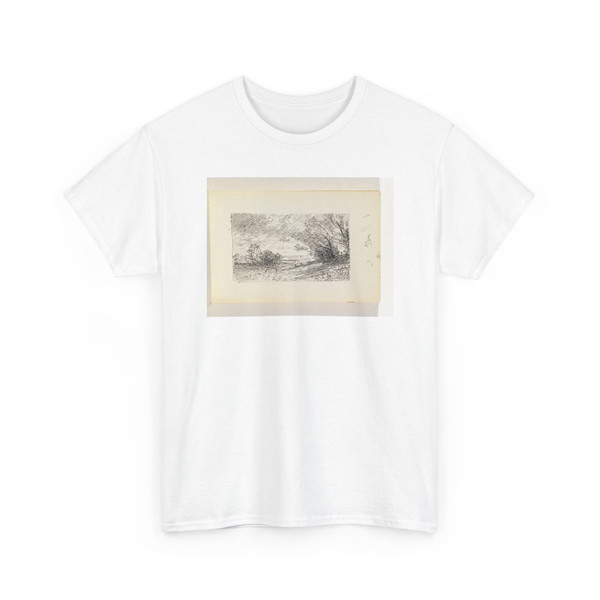William Trost Richards, American, - Study of Wind in Trees - 1890–1900 - T-Shirt