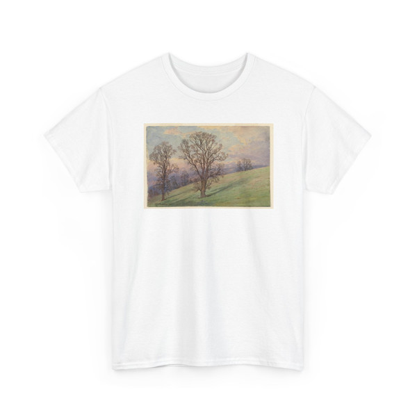 William Trost Richards, American, - Study of Landscape, Chester County, PA - 1899 v2 - T-Shirt