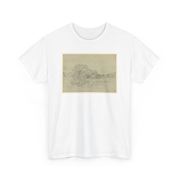 William Trost Richards, American, - Study of landscape - 1867 - T-Shirt