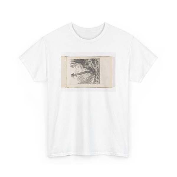 William Trost Richards, American, - Mountain Landscape with Tall Trees - 1885–1902 - T-Shirt