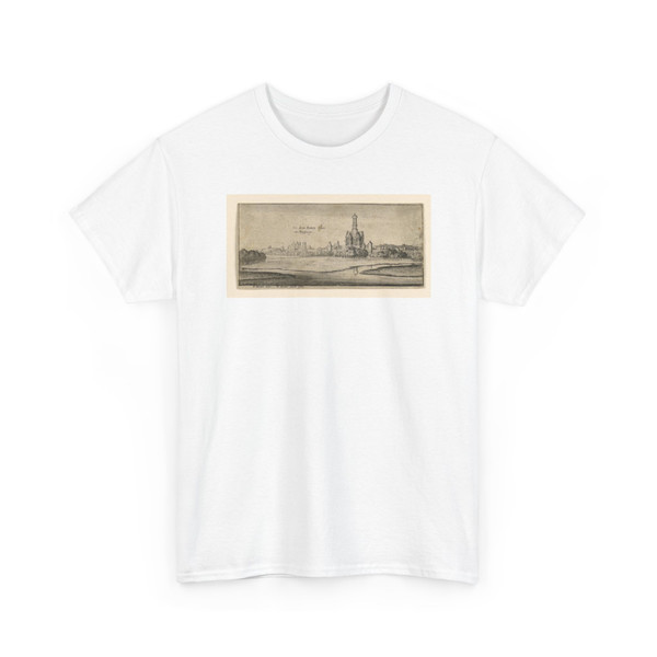 Wenceslaus Hollar, Bohemian (active - View of Augsburg before t - 1665 - T-Shirt
