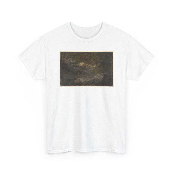 Frederic Edwin Church, American, - Woodland Stream - 1860–1880 v2 - T-Shirt