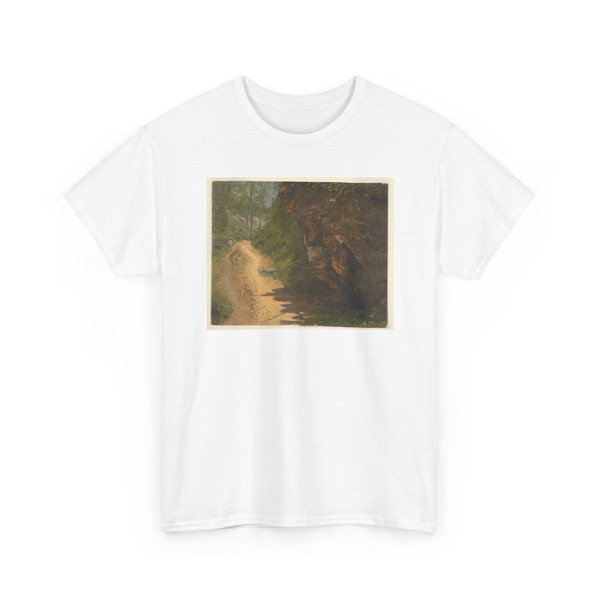 Frederic Edwin Church, American, - Woodland Path, Jamaica - June 1865 v3 - T-Shirt
