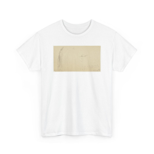Frederic Edwin Church, American, - Sunset over the Catskills, Hudson, New York - July 9, 1866 v2 - T-Shirt