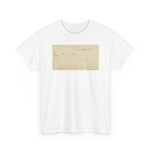 Frederic Edwin Church, American, - Sunset in the Hudson Valley, Hudson, New York - June 30, 1866 v1 - T-Shirt