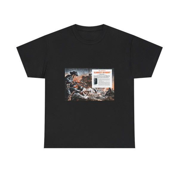 The Century's Bloodiest Manhunt, Outdoor Adventures, March 1956 - T-Shirt
