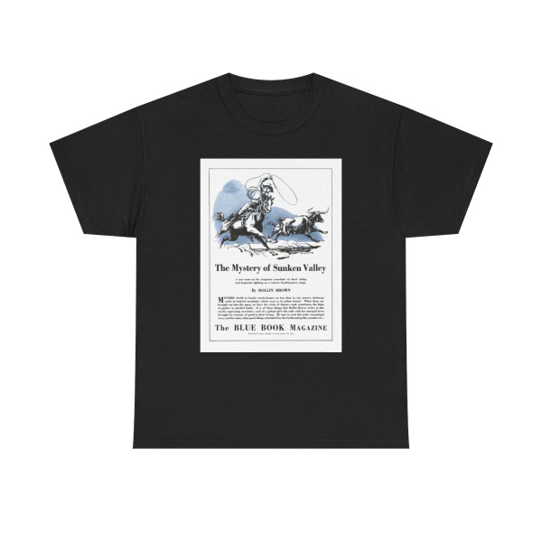 The Mystery of Sunken Valley, Bluebook, April 1931 - T-Shirt