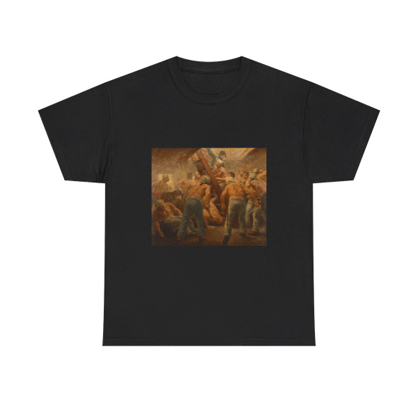 The Scuffle Below Deck, story illustration, 1918 - T-Shirt