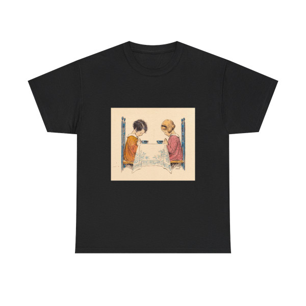 Two Children Praying, A Child's Prayer interior book illustration, 1929 - T-Shirt