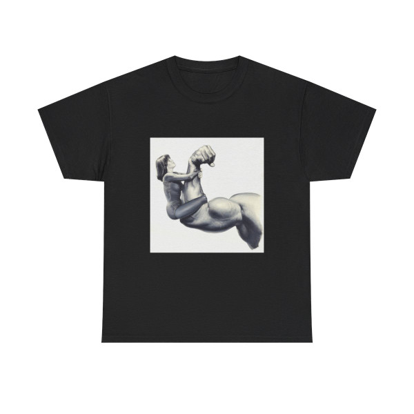 Woman and Muscle Arm - T-Shirt