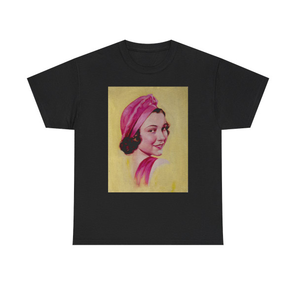 Woman in Pink Hat, magazine cover - T-Shirt