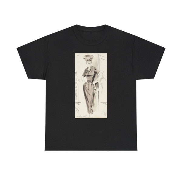 Woman Posing, fashion illustration - T-Shirt