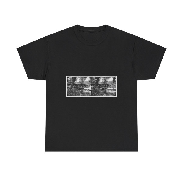 Chickahominy River, Va. Military Bridge Built by the 15Th New York Volunteers Under Col. John Mcl. Murphy (U.S. Civil War) T-Shirt